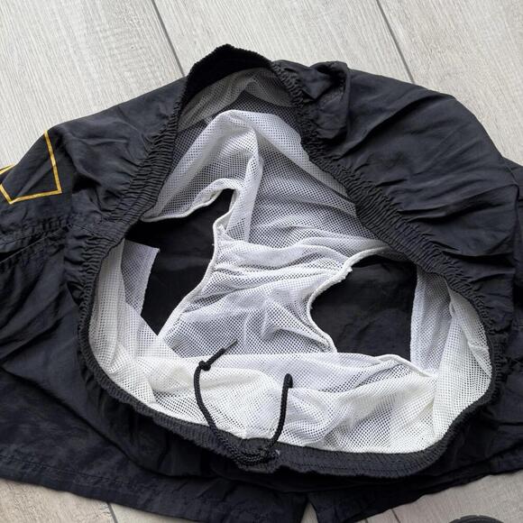 Vintage Nike Mesh-Lined Nylon Shorts Solo Swoosh Logo 90s Y2K 6” Mens Size L VTG - Picture 10 of 10